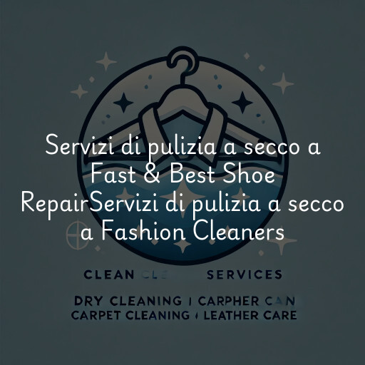 Servizi di pulizia a secco a