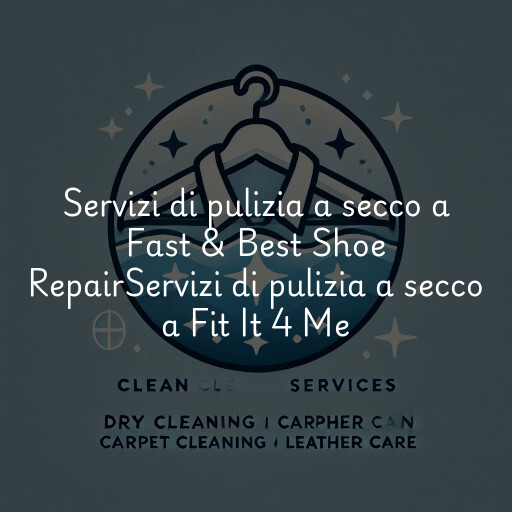 Servizi di pulizia a secco a