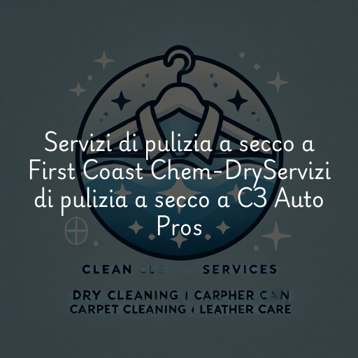 Servizi di pulizia a secco a