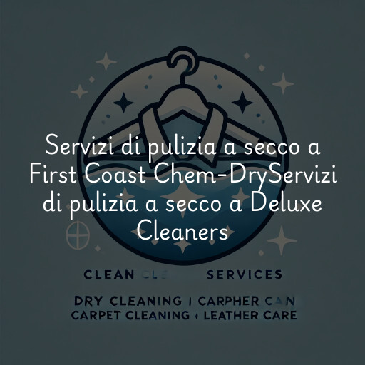 Servizi di pulizia a secco a