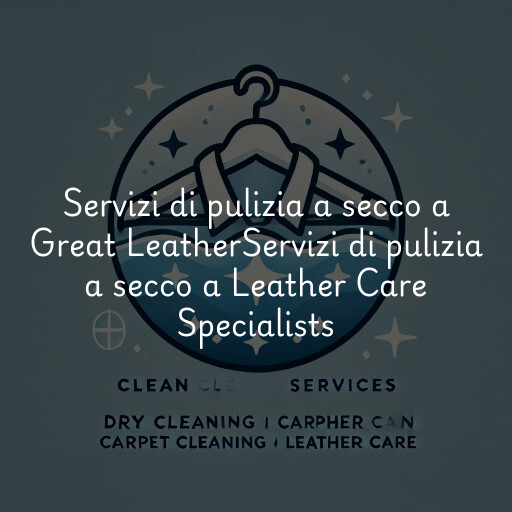 Servizi di pulizia a secco a