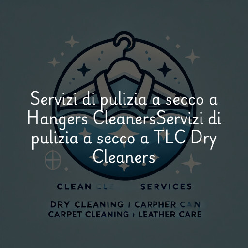 Servizi di pulizia a secco a