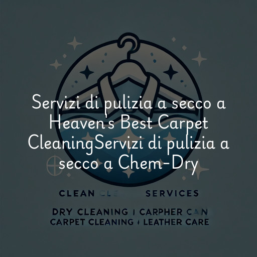Servizi di pulizia a secco a