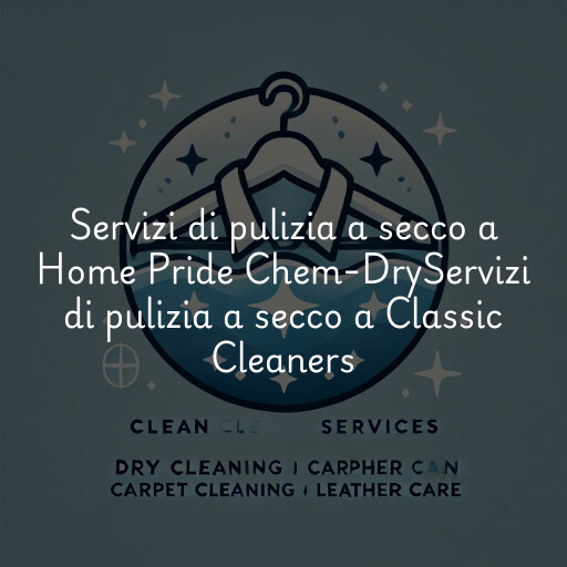 Servizi di pulizia a secco a