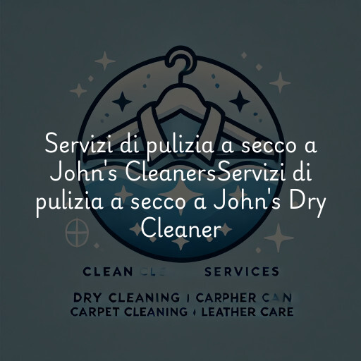 Servizi di pulizia a secco a