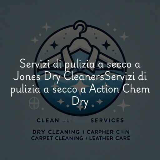 Servizi di pulizia a secco a