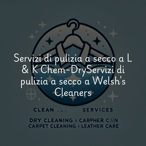 Servizi di pulizia a secco a