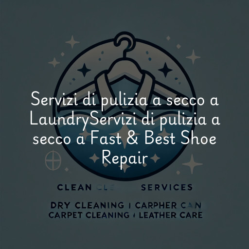 Servizi di pulizia a secco a