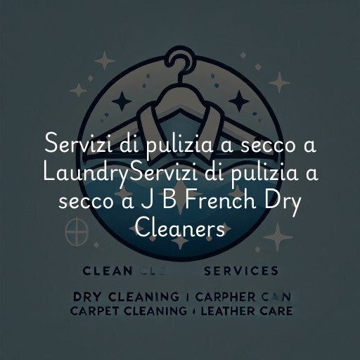 Servizi di pulizia a secco a