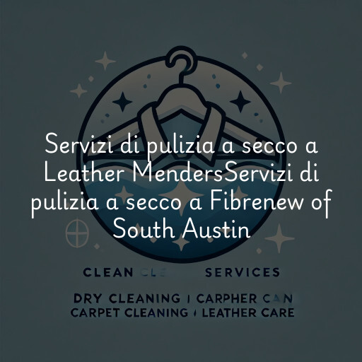 Servizi di pulizia a secco a