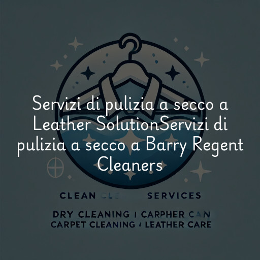 Servizi di pulizia a secco a