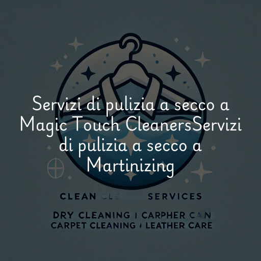 Servizi di pulizia a secco a