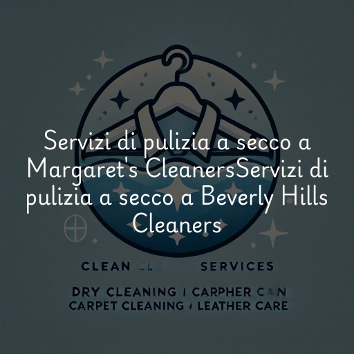 Servizi di pulizia a secco a
