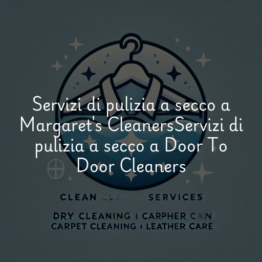 Servizi di pulizia a secco a