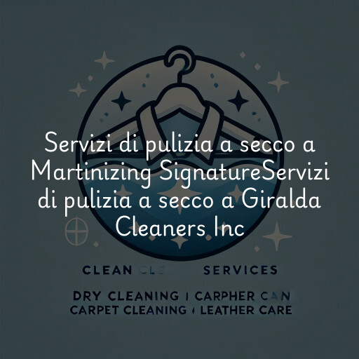 Servizi di pulizia a secco a