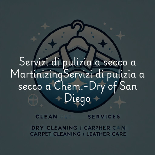 Servizi di pulizia a secco a