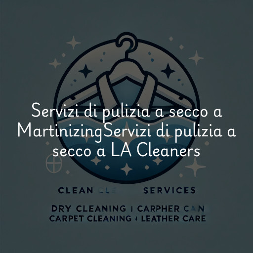 Servizi di pulizia a secco a