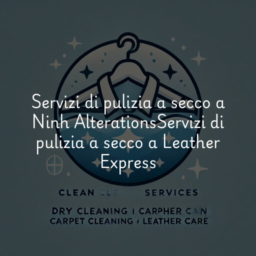 Servizi di pulizia a secco a