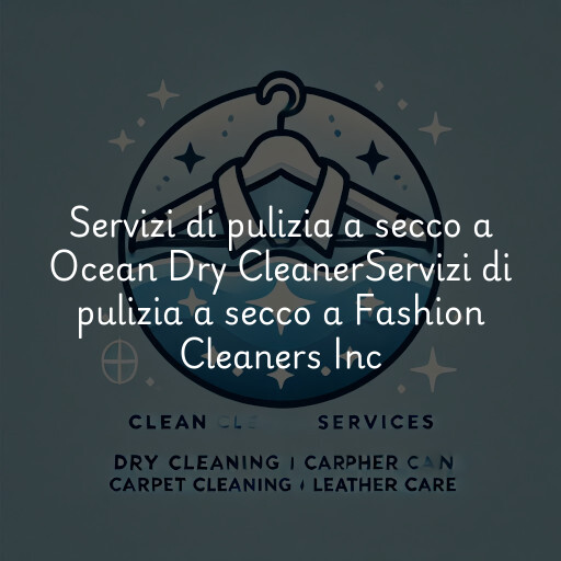 Servizi di pulizia a secco a