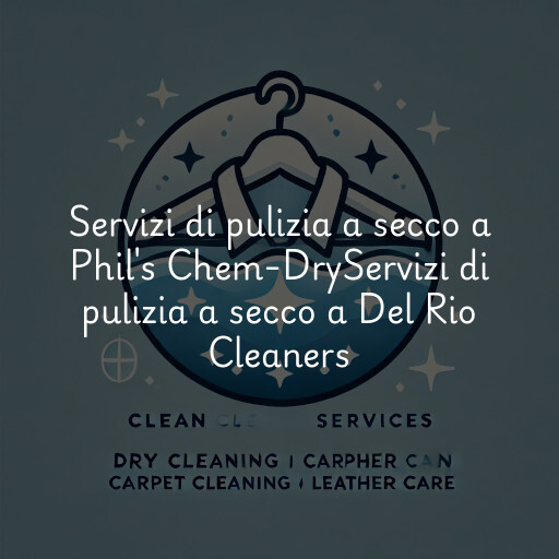 Servizi di pulizia a secco a