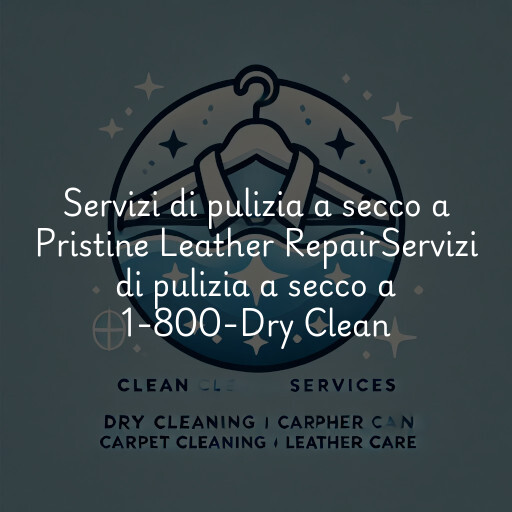 Servizi di pulizia a secco a