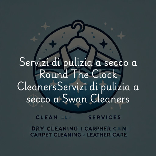 Servizi di pulizia a secco a