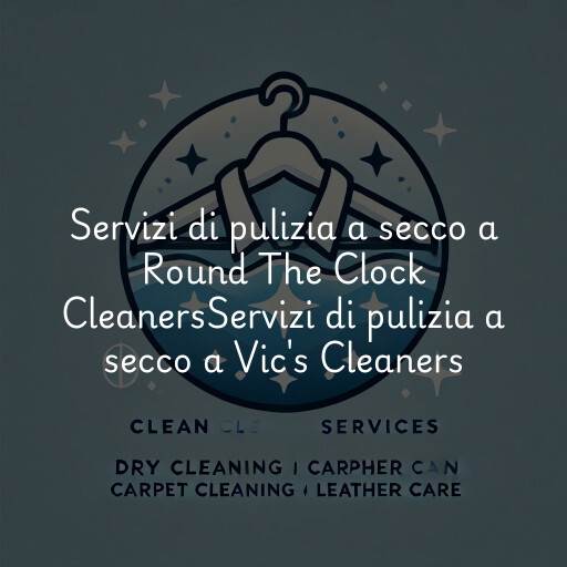 Servizi di pulizia a secco a
