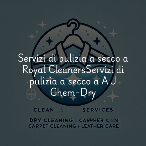 Servizi di pulizia a secco a