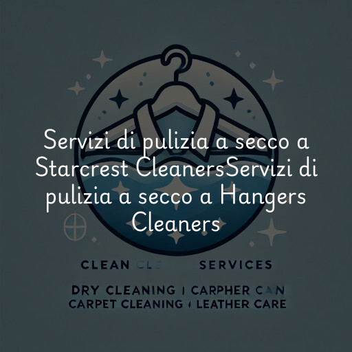 Servizi di pulizia a secco a