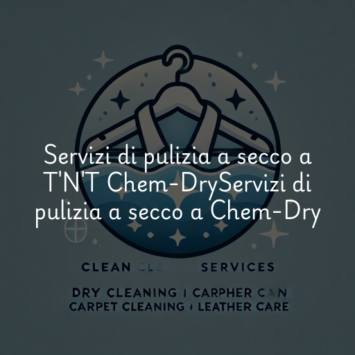 Servizi di pulizia a secco a