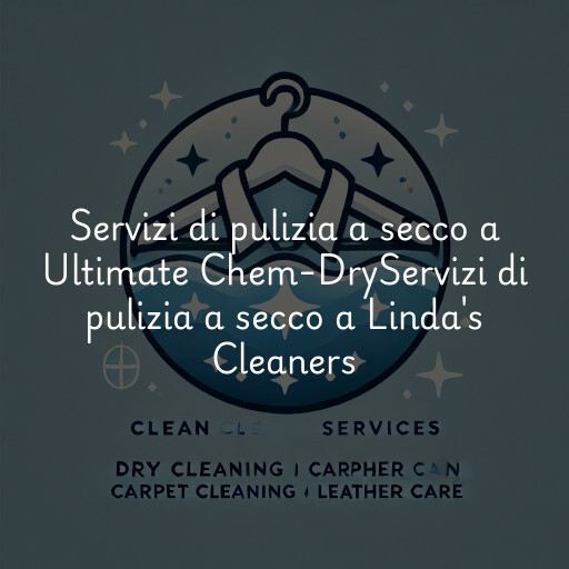 Servizi di pulizia a secco a
