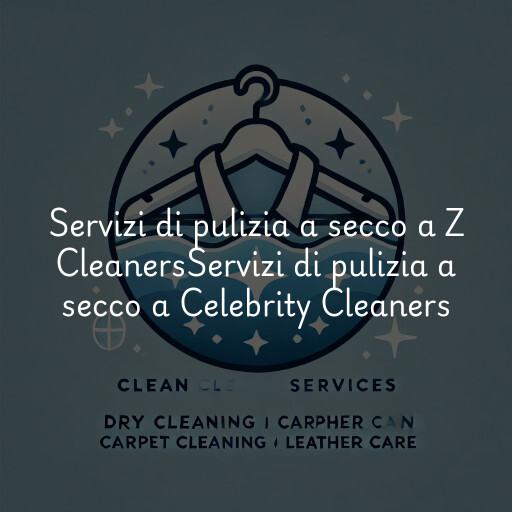 Servizi di pulizia a secco a
